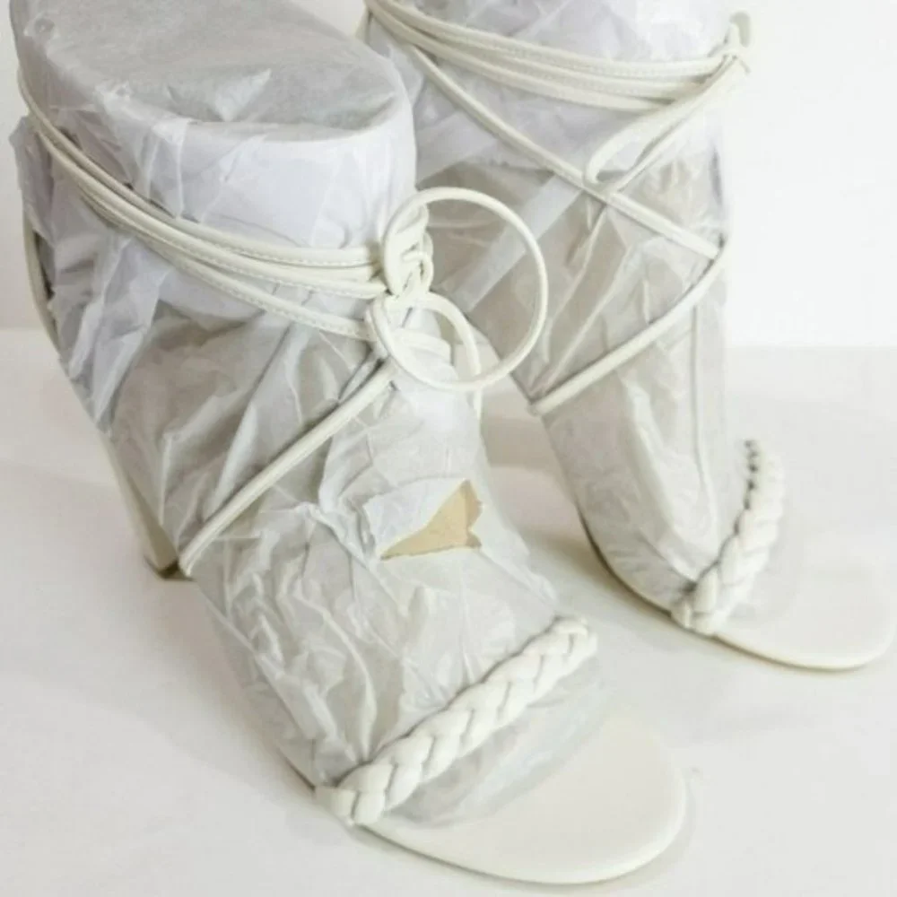 Nine West Monikka Ankle Wrap Heeled Sandals-9 - Picture 6 of 8